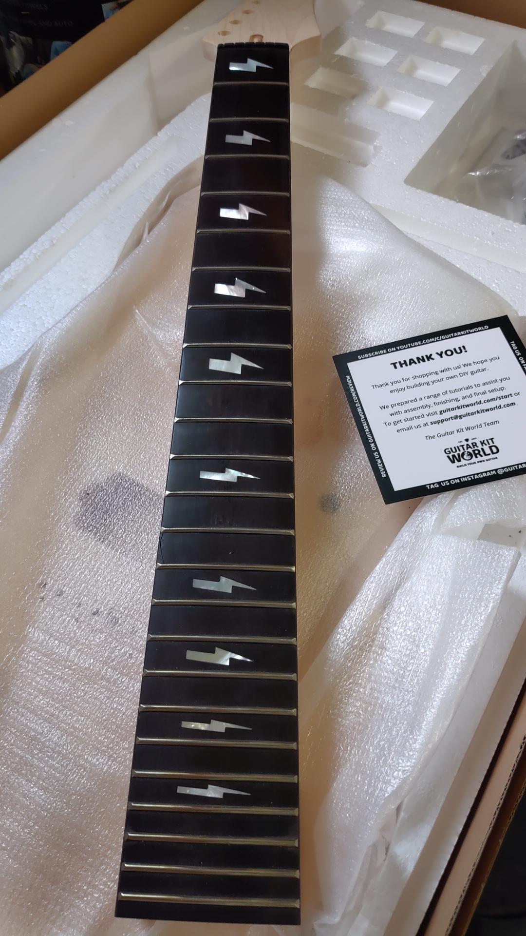 Customer guitar build from Guitar Kit World kit
